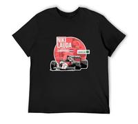 STUDO&PCRA Men's Costume Niki Lauda - 1985 Zandvoort Tribute T-Shirts Black M