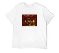 STUDO&PCRA Men's Crosby Stills Nash & Young Deja VU Tee T-Shirts White 3XL