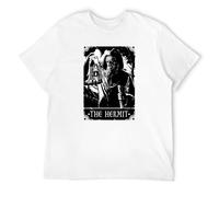 STUDO&PCRA Men's Deadly Tarot The Hermit Heather T-Shirts White M