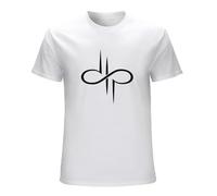 STUDO&PCRA Men's Devin Townsend Cotton Soft Unisex Tee T-Shirts White L