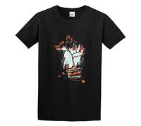 STUDO&PCRA Men's Fairy Tales Books Tree Magic Dope Printed T-Shirts Black L