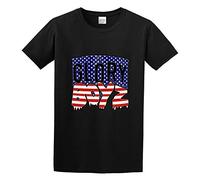 STUDO&PCRA Men's Glory Boyz Camo Logo Cotton Round Neck Shirt T-Shirts Black L