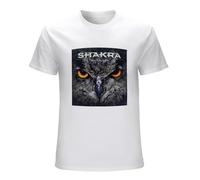 STUDO&PCRA Men's High Noon Shakra Custom Design Round Neck T-Shirts White L