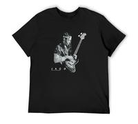 STUDO&PCRA Men's Jaco Pastorius T-Shirts Black XXL