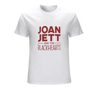STUDO&PCRA Men's Joan Jett And Blackhearts T-Shirts White S
