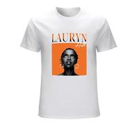 STUDO&PCRA Men's Lauryn Hill Men Tee T-Shirts White XL