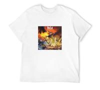 STUDO&PCRA Men's Meatloaf Bat out of Hell 3 Cover T-Shirts White M