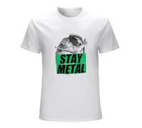 STUDO&PCRA Men's Miss May I Sloth Stay Metal NWT Band Graphic Top Tee Men Shirt T-Shirts White M
