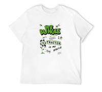 STUDO&PCRA Men's Mr Bungle Tractor in My Balls Retro TV Film Movie Series Mens 80S 90S T-Shirts White XL