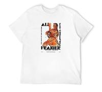 STUDO&PCRA Men's Muhammed Ali, Joe Frazier, Philippines, Rumble in The Jungle, Poster, Closed Cir Tee, T-Shirts White XXL