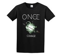 STUDO&PCRA Men's Once Upon A Time Courage Poster Cotton T Shirt Black XXL
