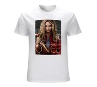STUDO&PCRA Men's Once Upon A Time Emma Swan T-Shirts White L