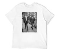 STUDO&PCRA Men's The Kray Twins Brothers Gangster Men T-Shirts White M
