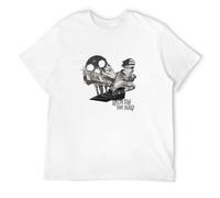 STUDO&PCRA Men's Vintage Death The Kid Soul Eater Anime Manga Mens T-Shirts White L