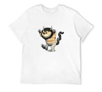 STUDO&PCRA Men's Where Wild Things Are Retro Ren Book Movie T-Shirts White S