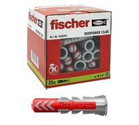 Studs Fischer Duopower 538243 Nylon Ø 12 X 60 Mm (25 Units) NUOVO