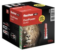 Studs Fischer Duopower 570410 8 X 40 Mm (120 Units) NUOVO