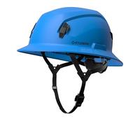 STUDSON SHK-1 Casco di sicurezza a tesa intera: conforme ANSI/ISEA Z89.1 Tipo II (R 2019), leggero e traspirante, chip di contatto di emergenza NFC, taglia unica, protezione classe C ed E (non