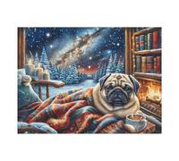 Study Cute Tiger Rompicapo 500 Pezzi Per Regalo Di Battesimo Cartone Spesso Per Bambini Animal Pet Wildlife Tema Baby Per Attività Educativa Con Confezione Regalo Da Passatempo 500 PCS