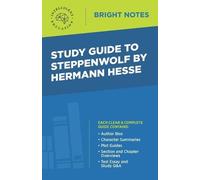 Study Guide to Steppenwolf by Hermann Hesse (Tascabile) Bright Notes