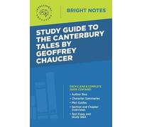 Study Guide to The Canterbury Tales by Geoffrey Chaucer (Tascabile) Bright Notes