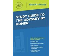 Study Guide to The Odyssey by Homer (Tascabile) Bright Notes