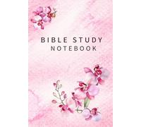 Study Notebook: Bible Study Journal, Sermon Notes, Notepad, Lined White Pages 6x9, Worship, Prayer Journal, Gift For Christians, Notebook For Scripture
