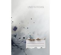 Study Notes Lined Notebook 7 x 10 Inch - 120 Pages | Lined Notebook with Margin for Students, School Notes, Studying and Writing