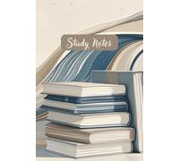 Study Notes: Minimalist Lined Notebook for Students and Focused Learning