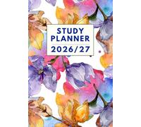 Study Planner 2026/2027: Agenda Settimanale per Studenti e Universitari da Settembre 2026 ad Agosto 2027 | Orario Lezioni, Esami, Obiettivi e Registro Voti | Formato 6x9 Pollici