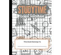 Study Time Graph Notebook for Young Adults | Maths School Notebook | You will fall in love with Maths Notebook| 8.5 X 11 Size | 160 Pages |: Aartisyn Graph Books for Young Minds