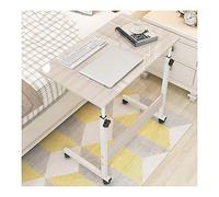 Study Workstation Height-Adjustable It Can Be Used in The Bedroom Living Room Balcony Bed Nursing (Color : Green) (White)