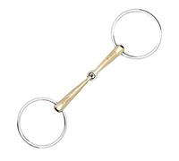 Stübben Filetto STEELtec Snodato Semplice con Cannone in Rame Dolce – 13,5 cm