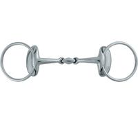 Stübben Bit 2462 Silver Wings Loose Ring Bit 2462 - Double Jointed, 14 mm - 12,5 cm
