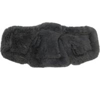 Stübben Equi-Soft Girth Pad - Pelliccia di agnello antracite-nero