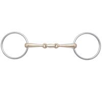 Stübben STEELtec Filetto ad Anelli Spezzato in Tre in Rame Dolce - 13,5 cm