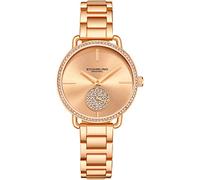 Stührling Orologio da donna Original con quadrante e lunetta analogici Krystal Diamond, bracciale in acciaio inossidabile, collezione 3909 di orologi da donna