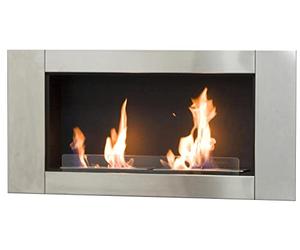 STUFA A BIOETANOLO A PARETE MOD.LONG