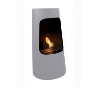 Stufa a Bioetanolo Bianco 2.5 Kw Biocamino Bruciatore Liquido Etanolo