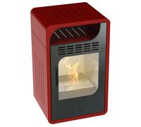 Stufa a Bioetanolo da Interno 3kW Vannini Fiammetta Junior Ventilata Bordeaux