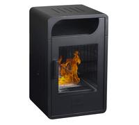 Stufa a Bioetanolo da Interno 65x40x38 cm 2,5kW Fiammetta Junior Statica Nera