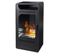 Stufa a Bioetanolo da Interno 94,5x50x32 cm 3,5kW Fiammetta Ventilata Nera