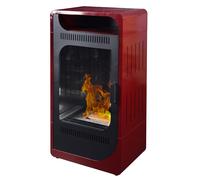 Stufa a Bioetanolo da Interno 94,5x50x32 cm 3kW Fiammetta Statica Bordeaux