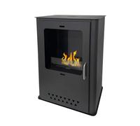 Stufa a bioetanolo da terra Divina Fire Luisa 3,4 kW 1,2 lt L50xP30xH68 cm Nero