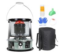Stufa a cherosene sollevabile Bruciatore a cherosene portatile da esterno per campeggio e riscaldamento di emergenza Fiamma regolabile Costruzione in acciaio per cucinare e acqua (un set)