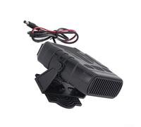 Stufa a energia solare per pollai, cucce per cani e serre, 26 x 20 cm, in silicone monocristallino nero, con protezione contro il surriscaldamento (ventola di riscaldamento da 20 W)