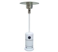Teporus Stufa a Gas Bombola Infrarossi Fungo Riscaldante da Esterno GPL Potenza 13 kW colore Bianco - HSS-A-PC Patio