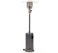STUFA A FUNGO GAS GPL BOMBOLA DA ESTERNO PORTATILE ACCIAIO 20 MQ RUOTE 13KW
