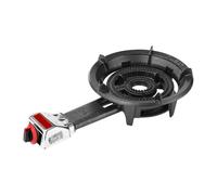 Stufa a gas a bruciatore singolo 10KW con griglia in ghisa e sicurezza | Include kit di conversione da GPL a gas naturale e dispositivo di guasto fiamma a termocoppia per un'installazione sicura e