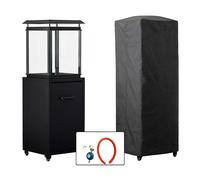 Stufa a Gas da Esterno Raven 8kW Riscaldatore a Propano con Copertura Nero